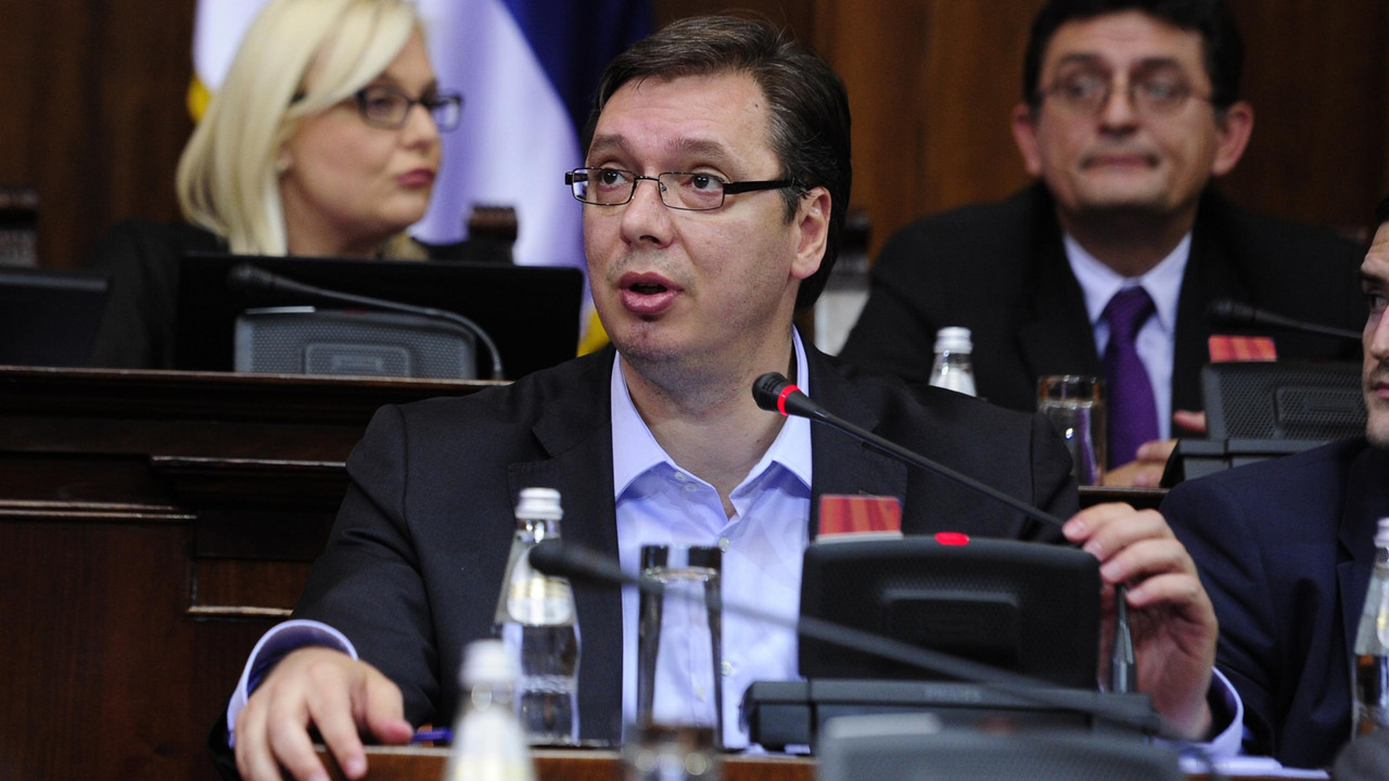 Aleksandar Vučić u Skupštini Srbije