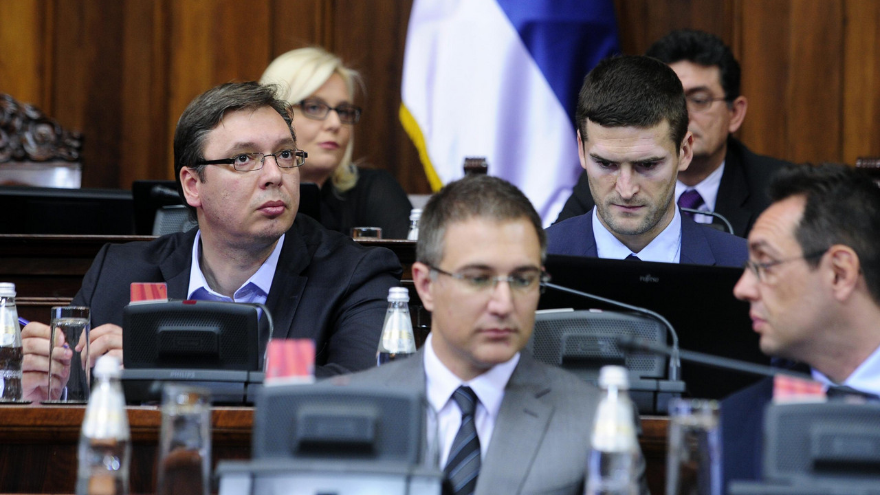 Nebojša Stefanović i Aleksandar Vučić