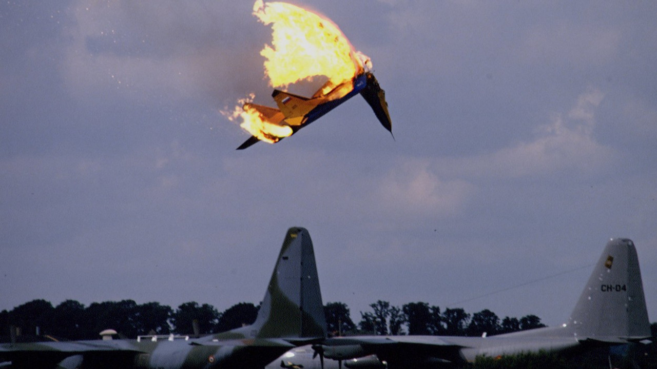 Rušenje vojnog aviona Mig-29 