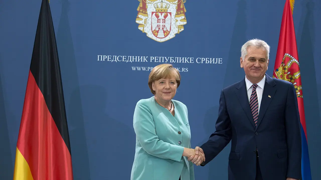 Tomislav Nikolić sa Angelom Merkel