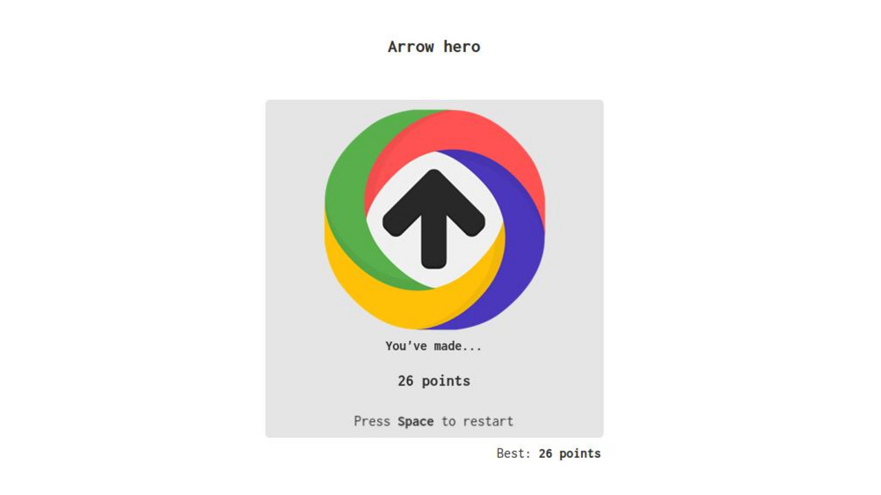 Video Igra "Arrow hero"