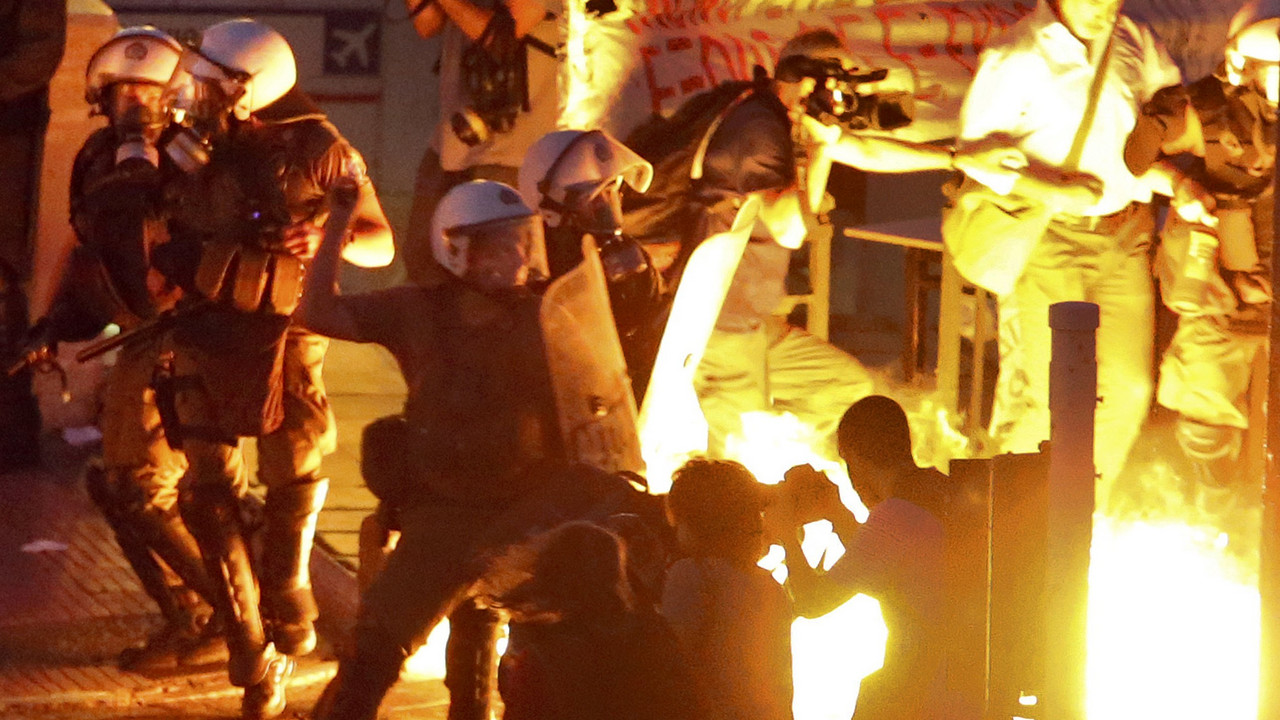 Demonstranti u Atini