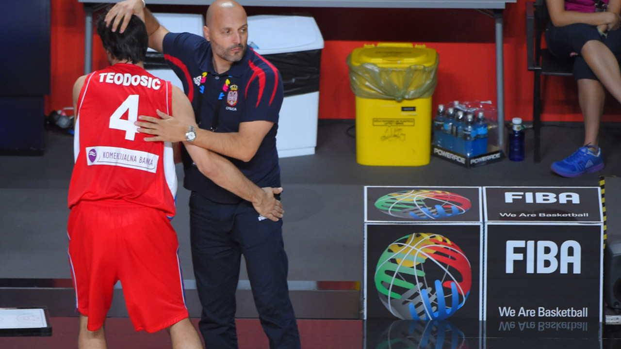 Aleksandar Đorđević i Miloš Teodosić