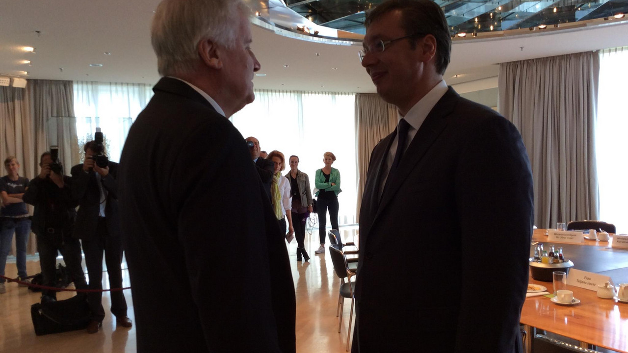 Horst Zehofer i Aleksandar Vučić