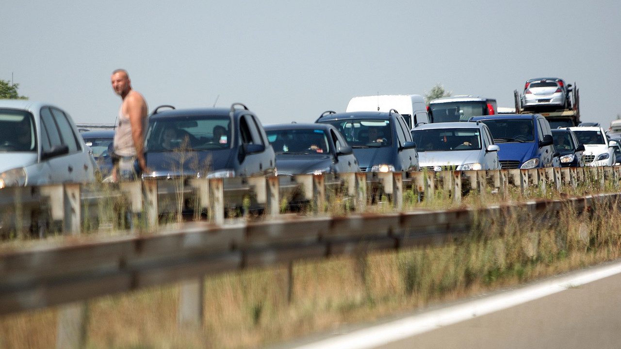 Kolone na autoputu