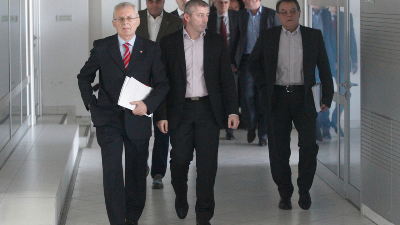 Nebojša Čović sa Slavišom Kokezom i Svetozarom Mijailovićem