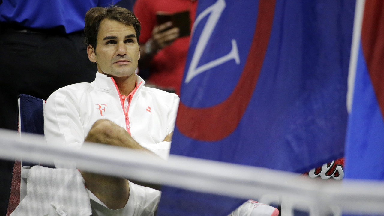 Rodžer Federer posle poraza u finalu US opena od Novaka Đokovića