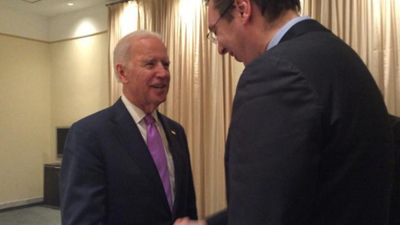 Aleksandar Vučić i Džozef Bajden