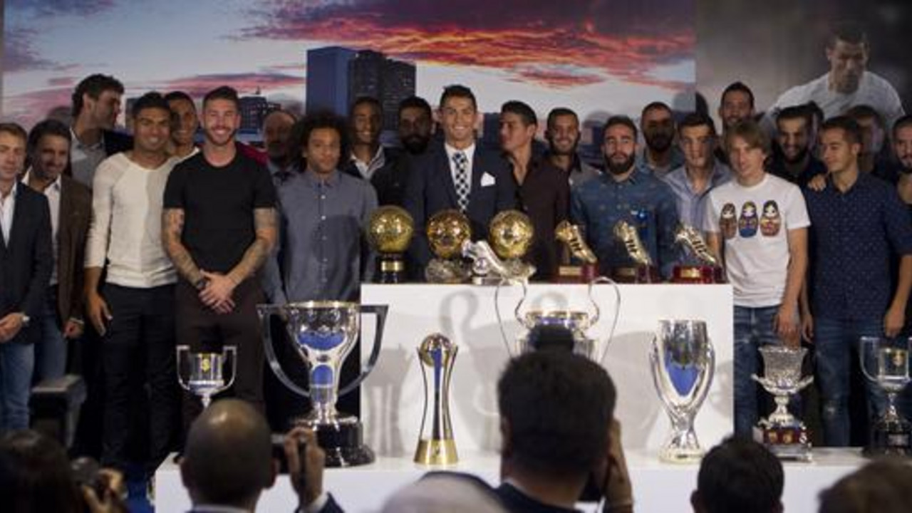 Kristijano Ronaldo na proslavi u Madridu