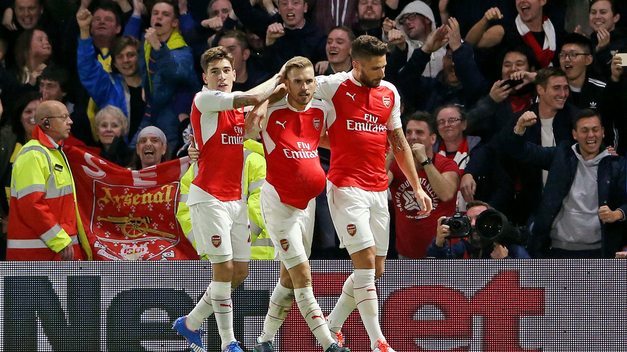 Fudbaleri Arsenala slave gol Arona Ramzija