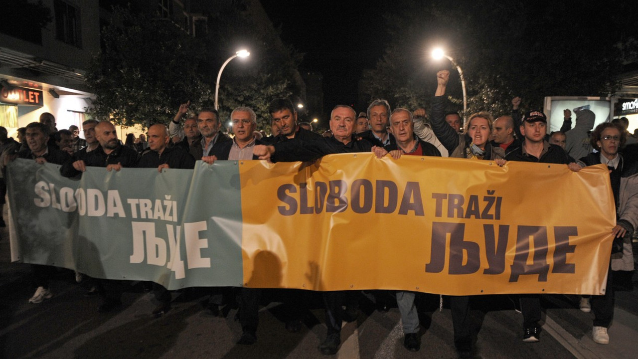 Antivladini protesti u Podgorici