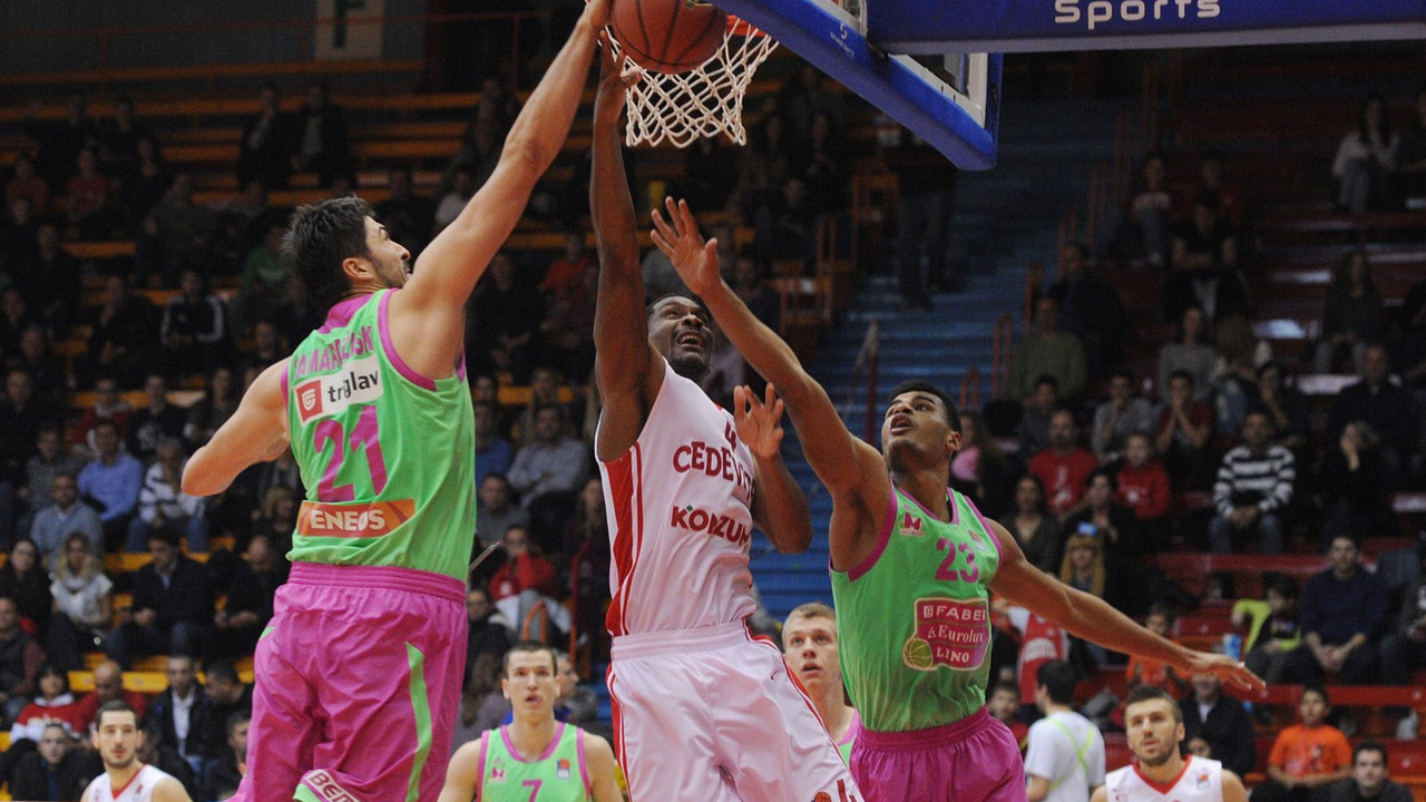 Detalj sa meča Cedevita - Mega Leks u Zagrebu