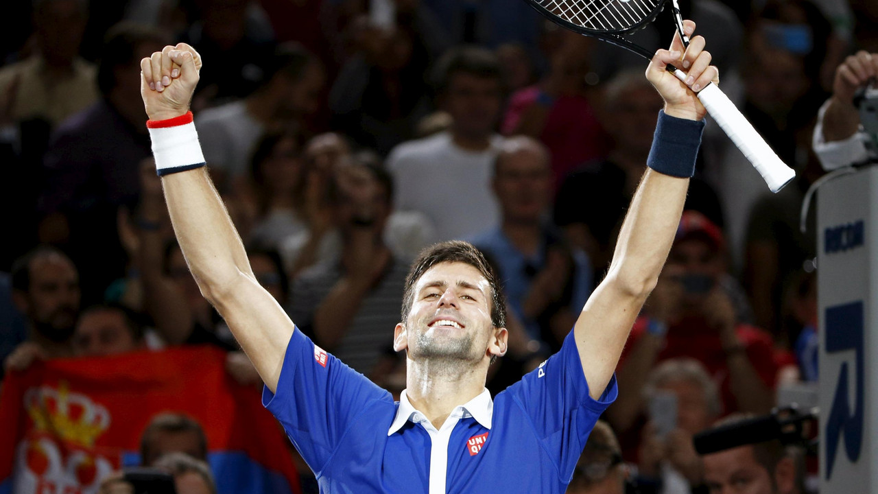 Novak Đoković posle pobede nad Endijem Marejem u Parizu