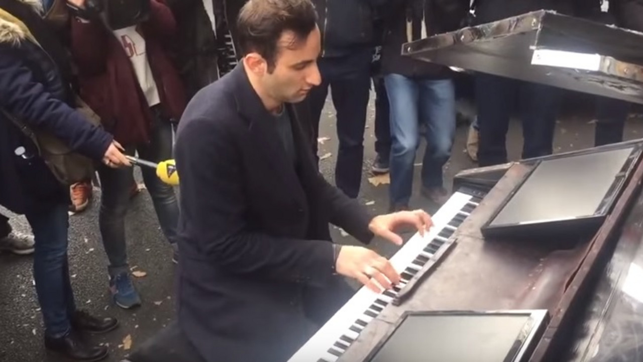pijanista, Pariz