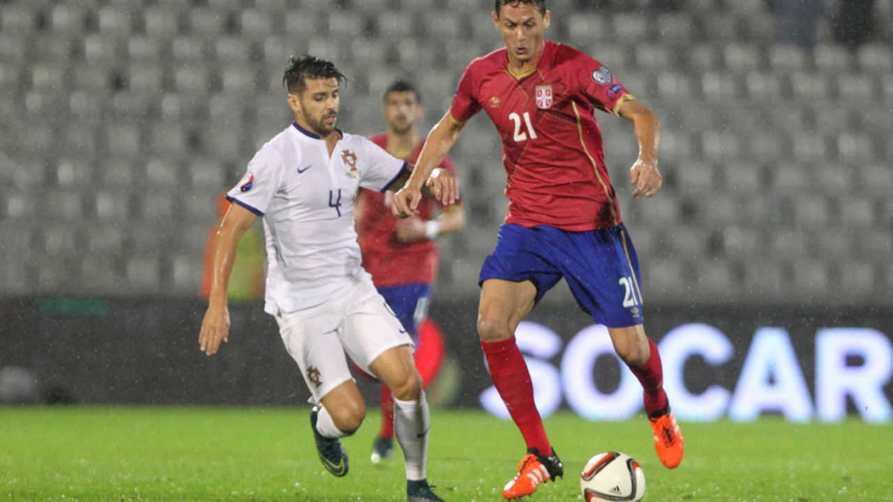 Nemanja Matić na meču protiv Portugla