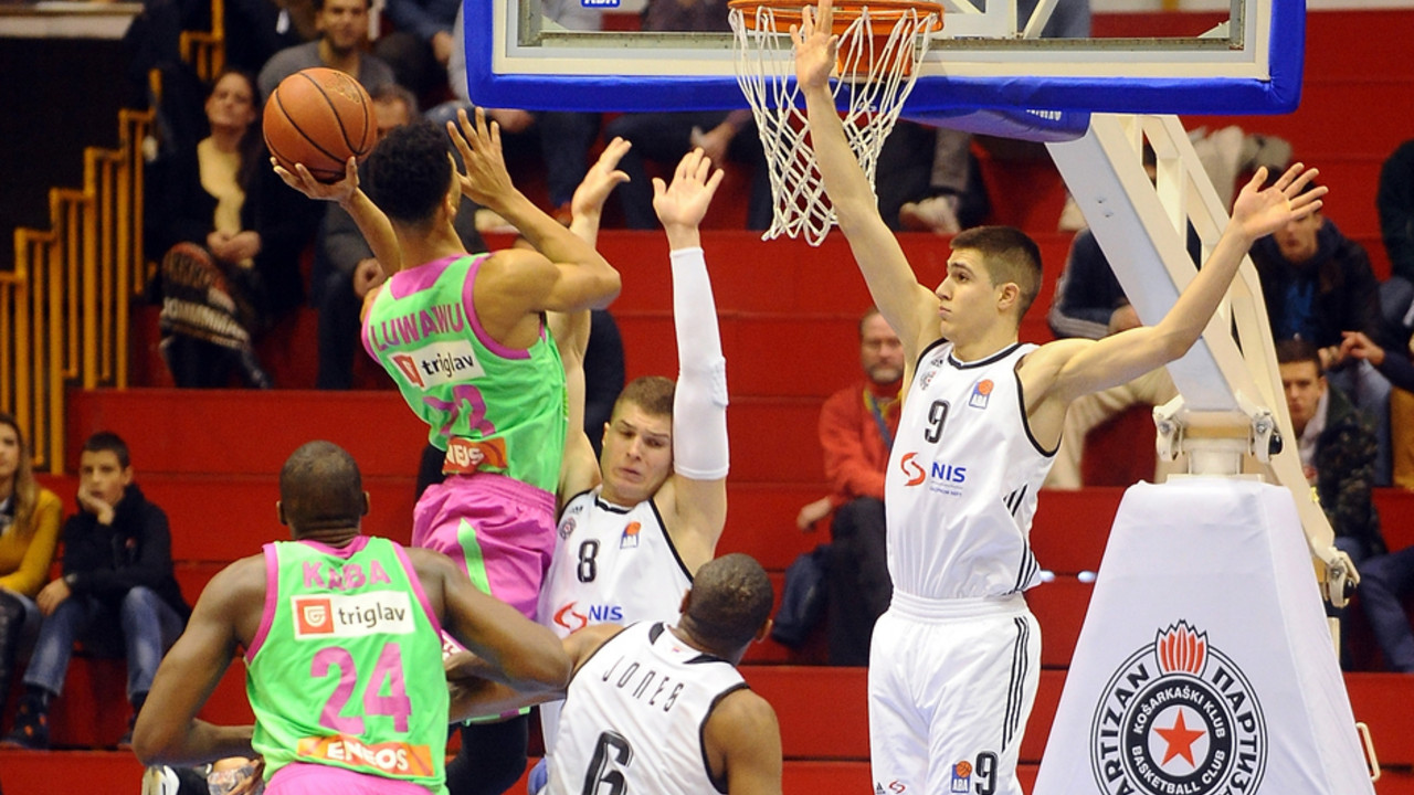 Detalj s utakmice Partizan - Mega Leks