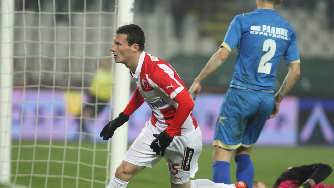 Slavoljub Srnić, fudbaler Crvene zvezde