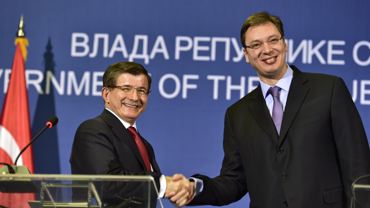 Aleksandar Vučić i Ahmet Davutoglu