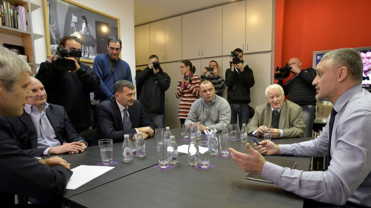 Čedomir Jovanović i Boris Tadić
