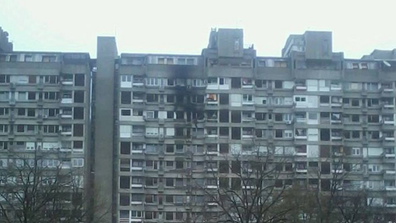 požar na Novom Beogradu