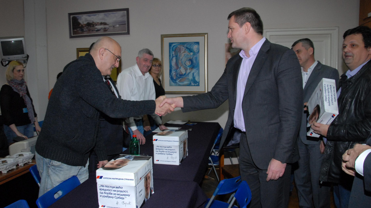 Zemun, lista SNS