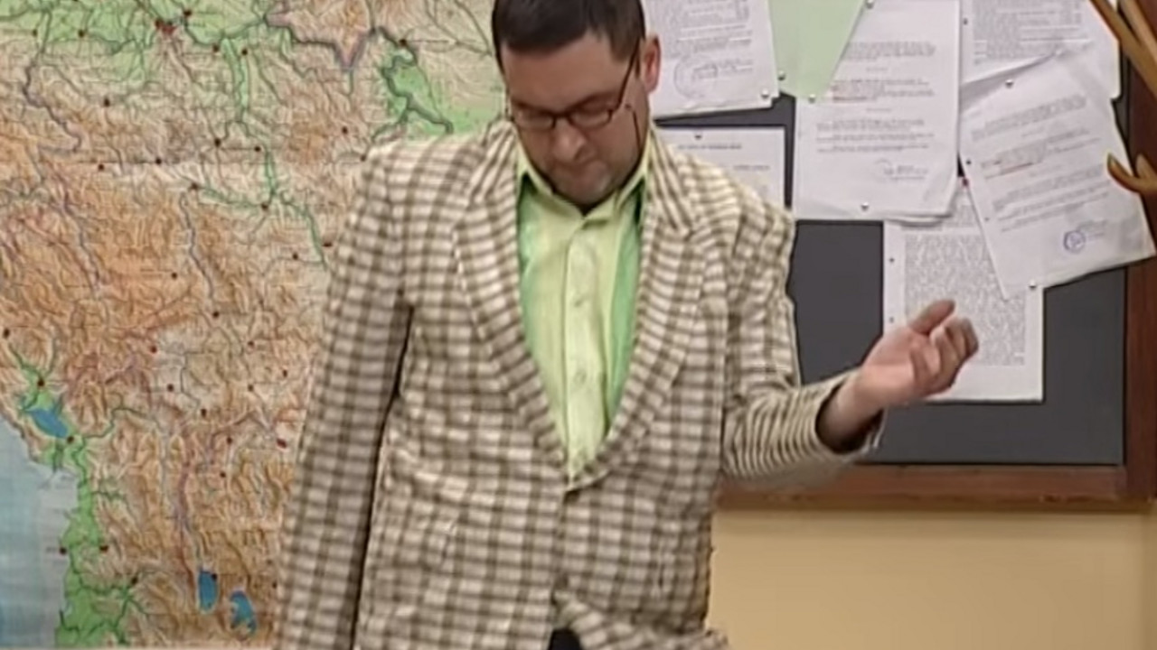 Dimitrije Banjac kao Đorđe Čvarkov u Državnom poslu