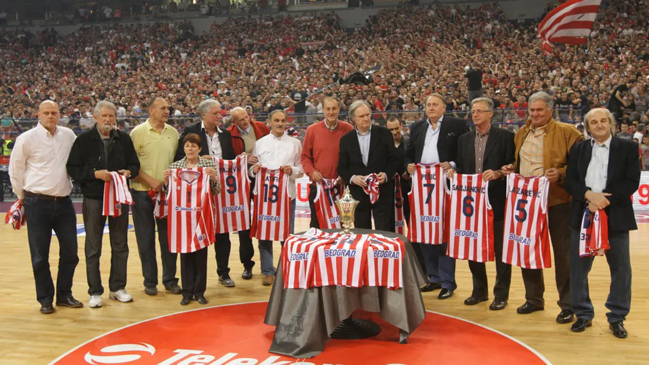 Košarkaši Crvene zvezde generacija s početka 70-tih 20. veka