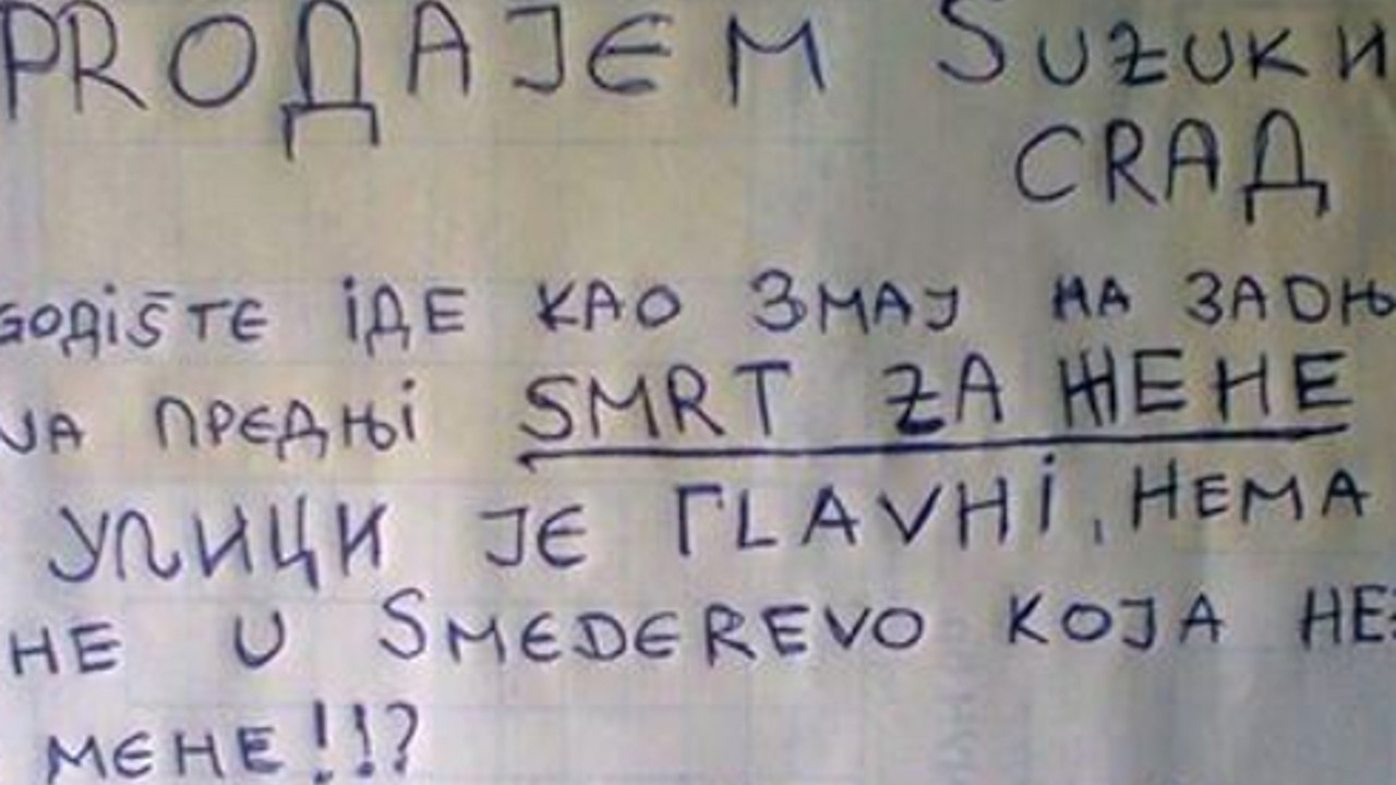Oglas za prodaju auta