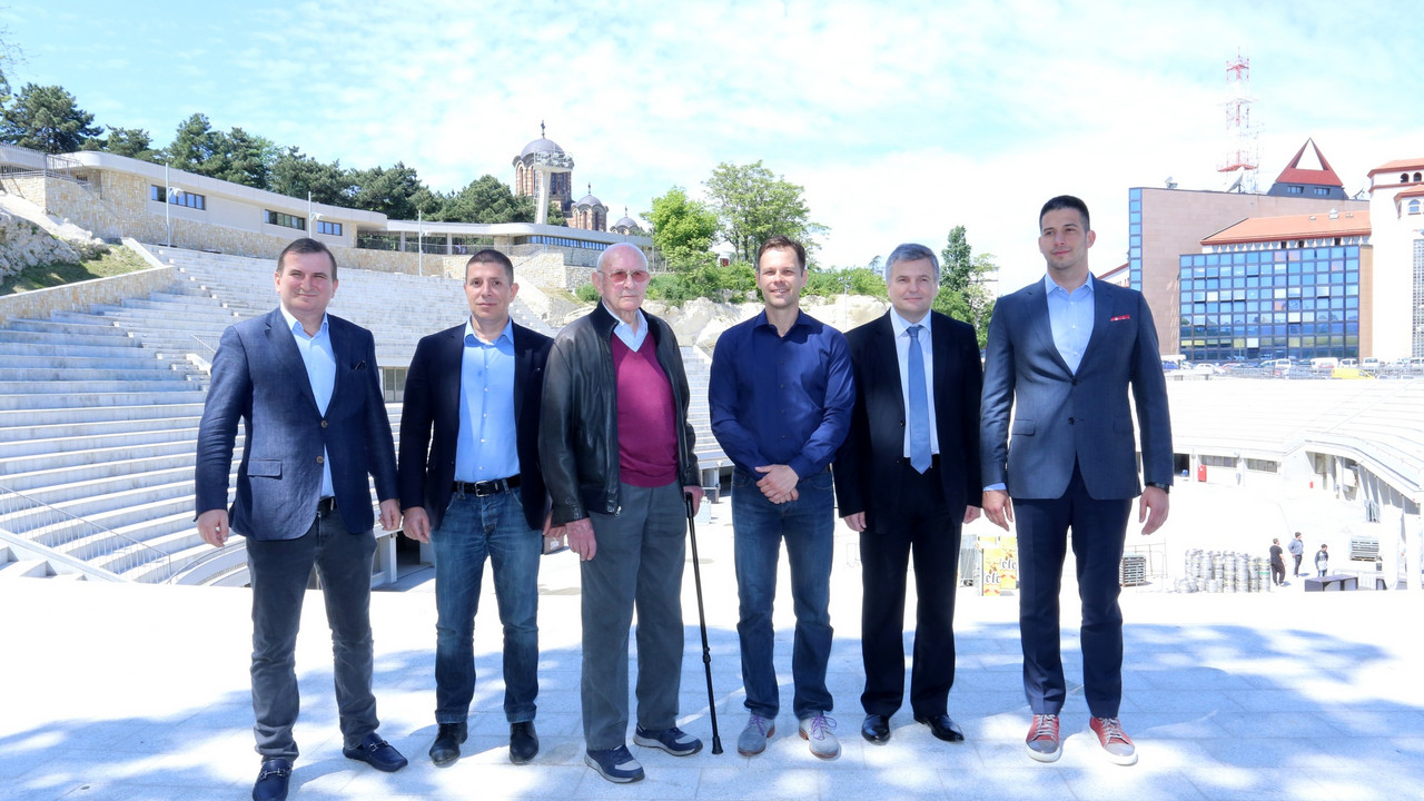 Siniša Mali na Tašmajdanu