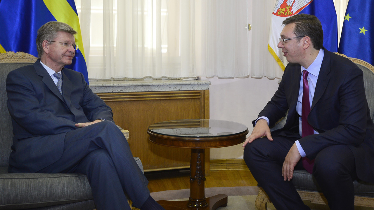 Aleksandar Vučić i Krsiter Asp