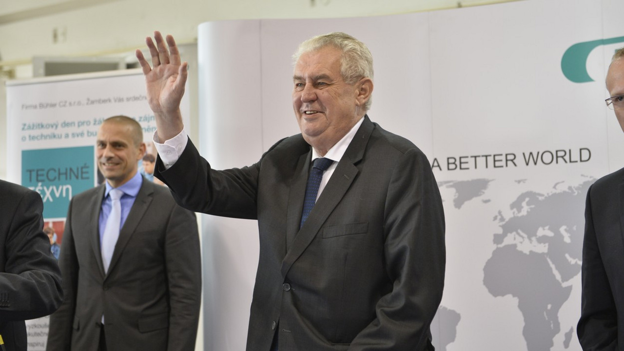 Češki predsednik Miloš Zeman