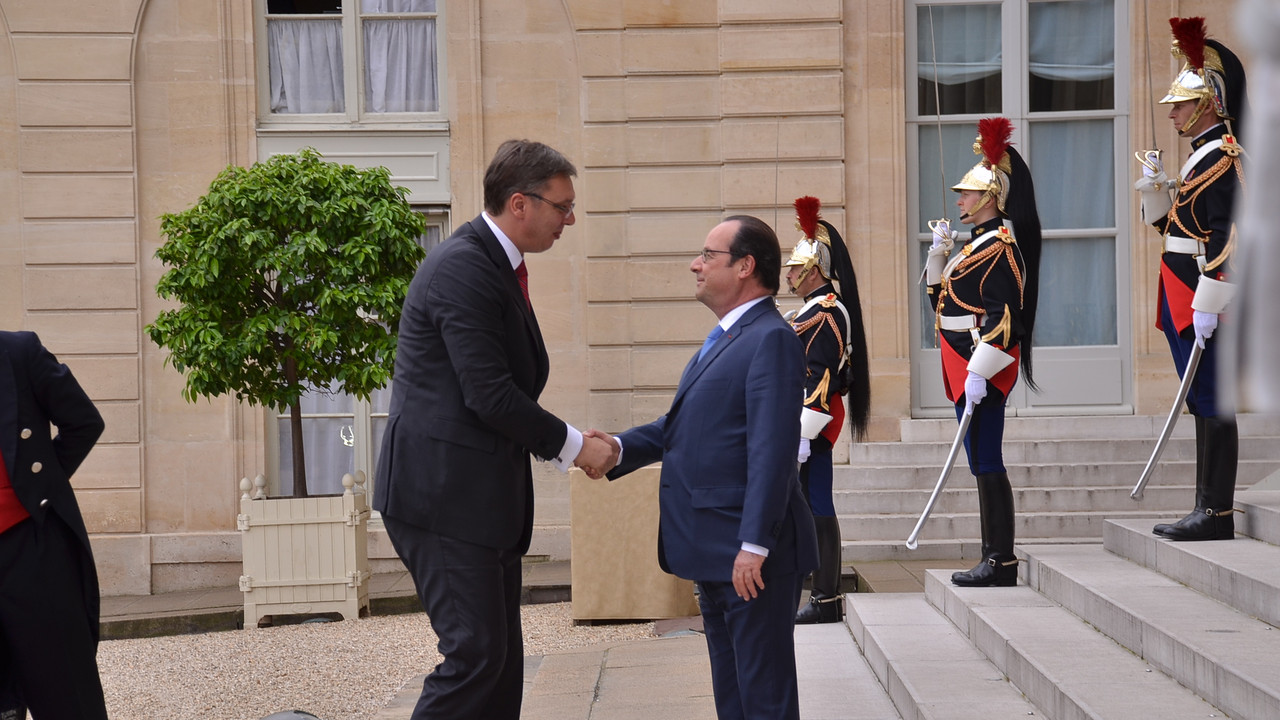 Aleksandar Vučić i Fransoa Oland