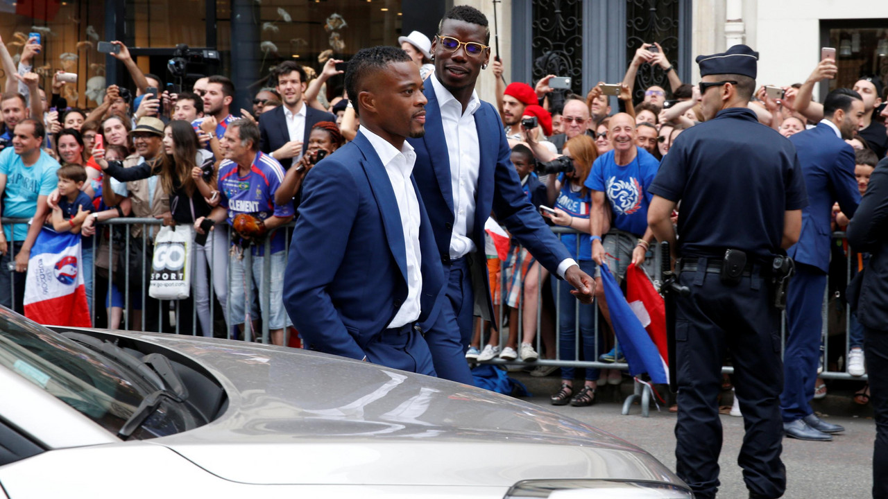 Patris Evra i Pol Pogba
