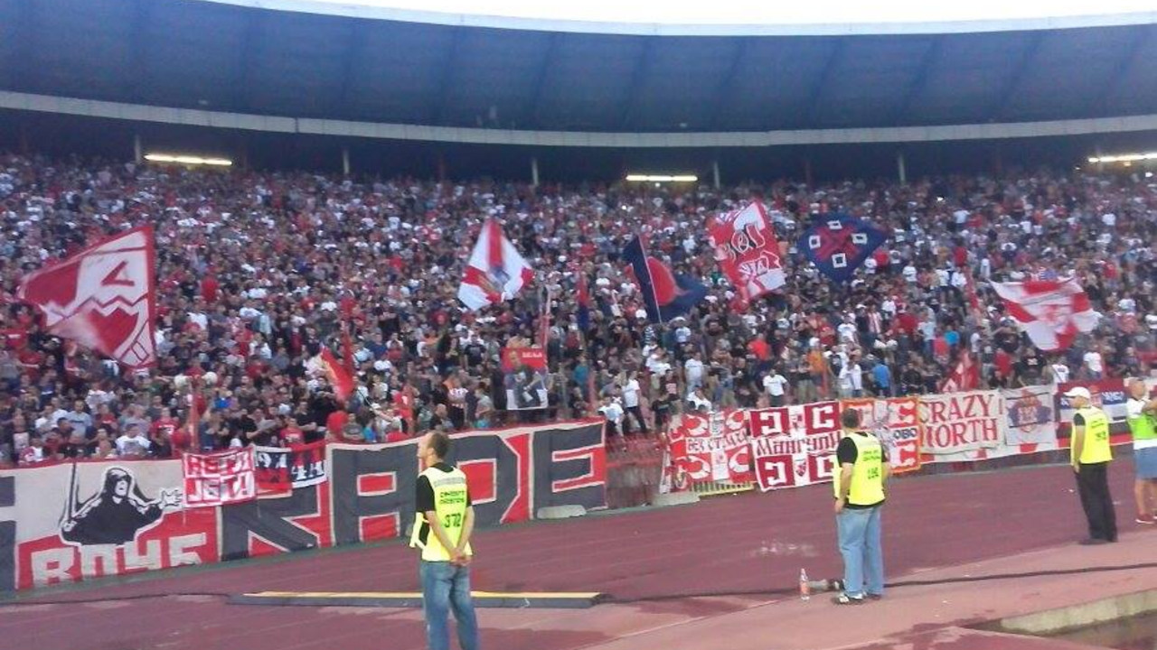 Delije na meču Crvena zvezda - Ludogorec