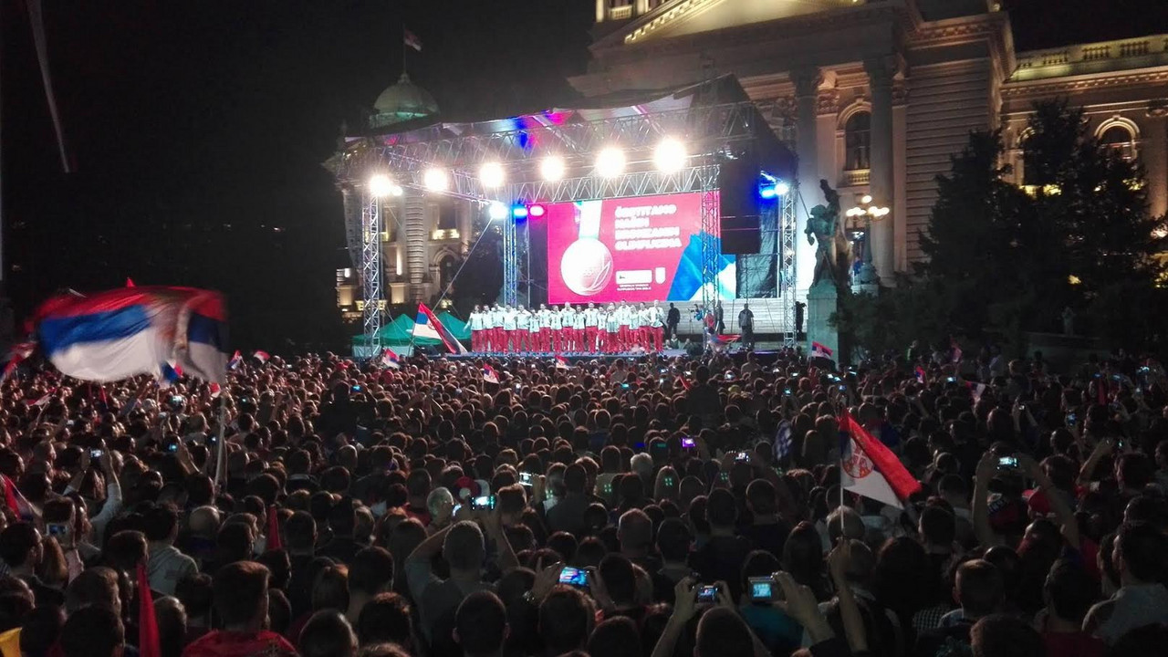 Doček srpskih olimpijaca