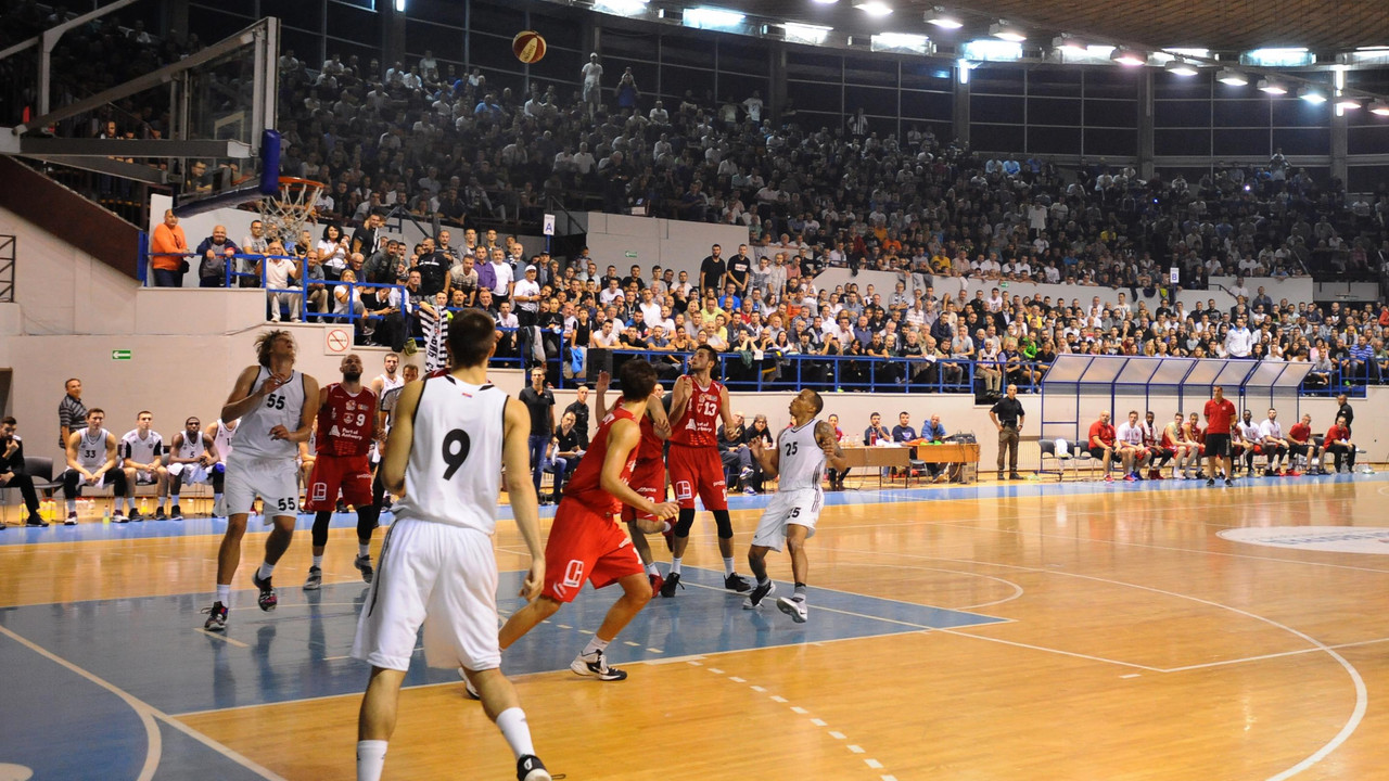 Detalj s utakmice Partizan - Antverpen