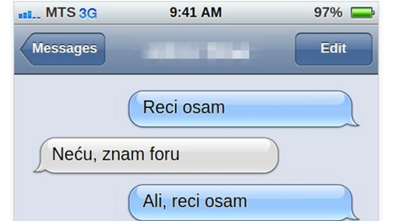 Smešan sms
