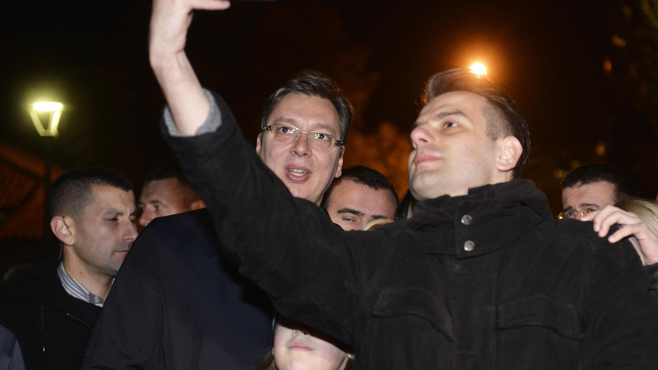 Aleksandar Vučić u šetnji kroz Niš
