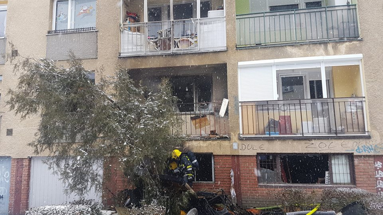 Vatrogasci gase požar u Novom Sadu