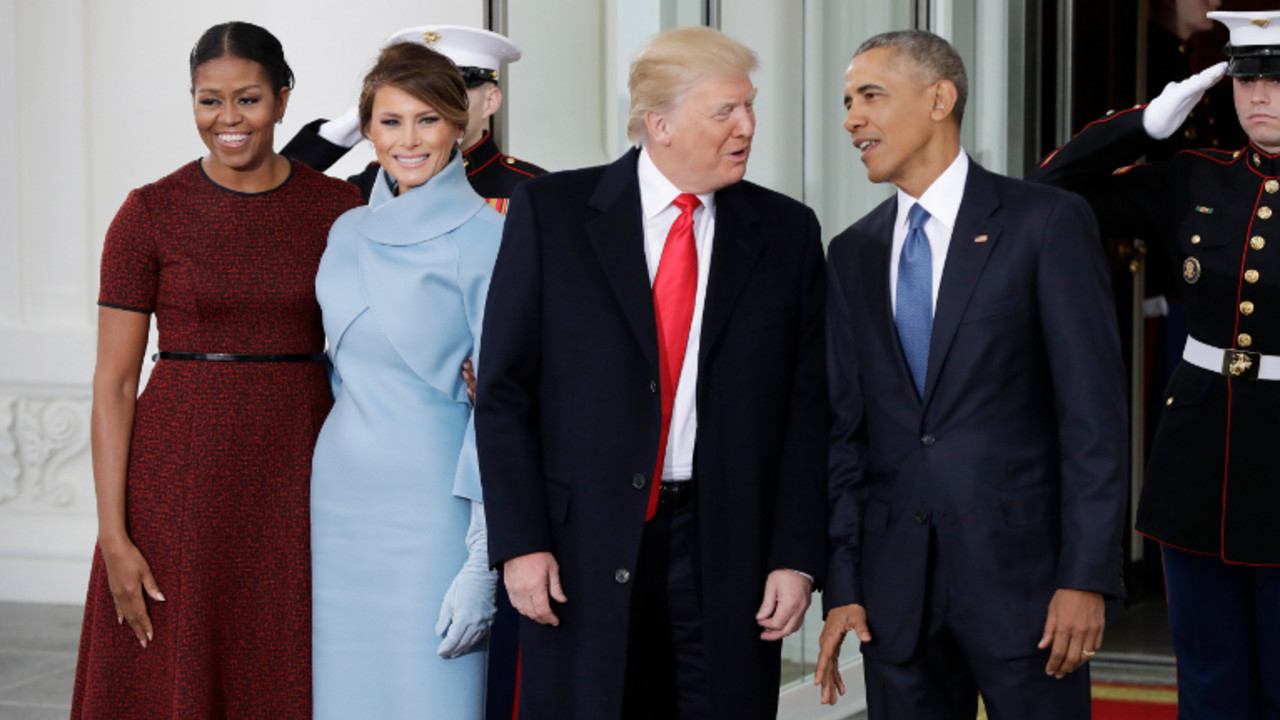 donald tramp, barak obama, inauguracija