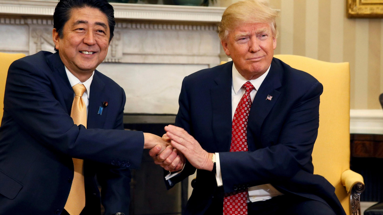 Tramp i premijer Japana