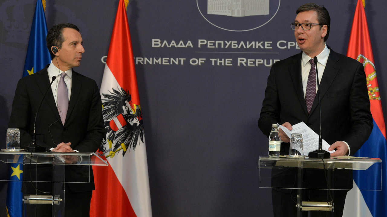 Aleksandar Vučić i Kristijan Kern