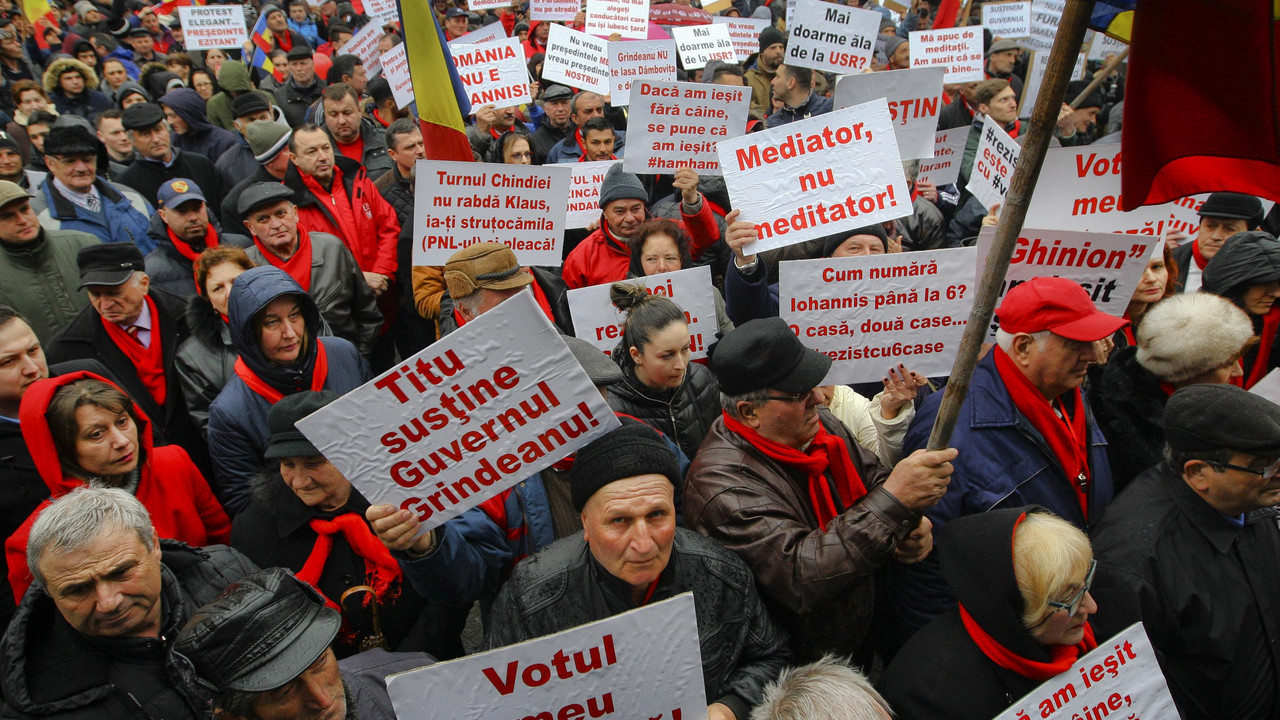 Protest u Rumuniji