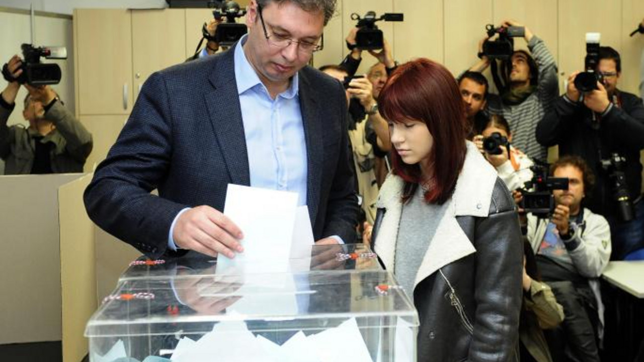 Aleksandar Vučić sa ćerkom Milicom