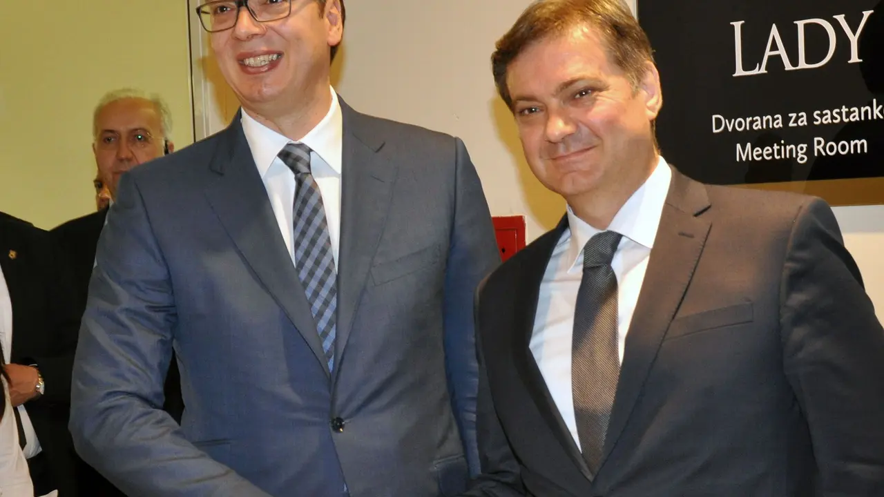 Aleksandar Vučić i Denis Zvizdić