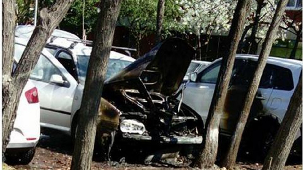 zapaljen automobil