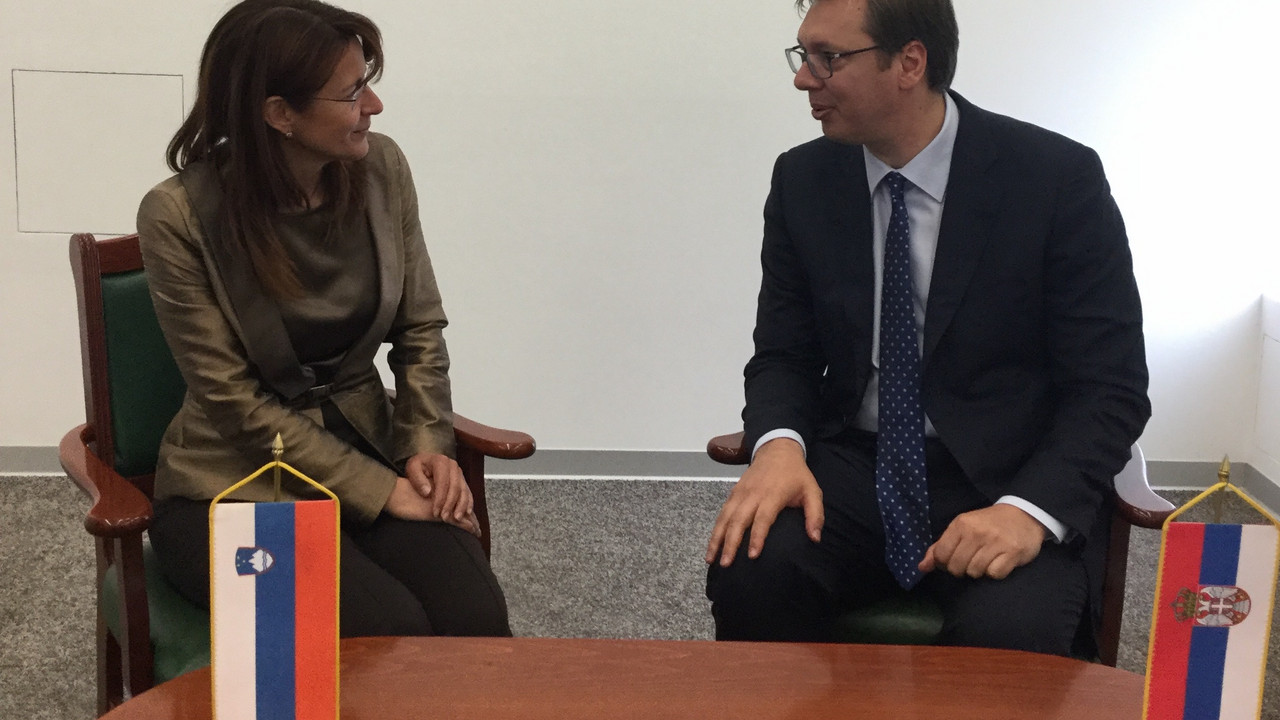 Aleksandar Vučić i Andrea Katić