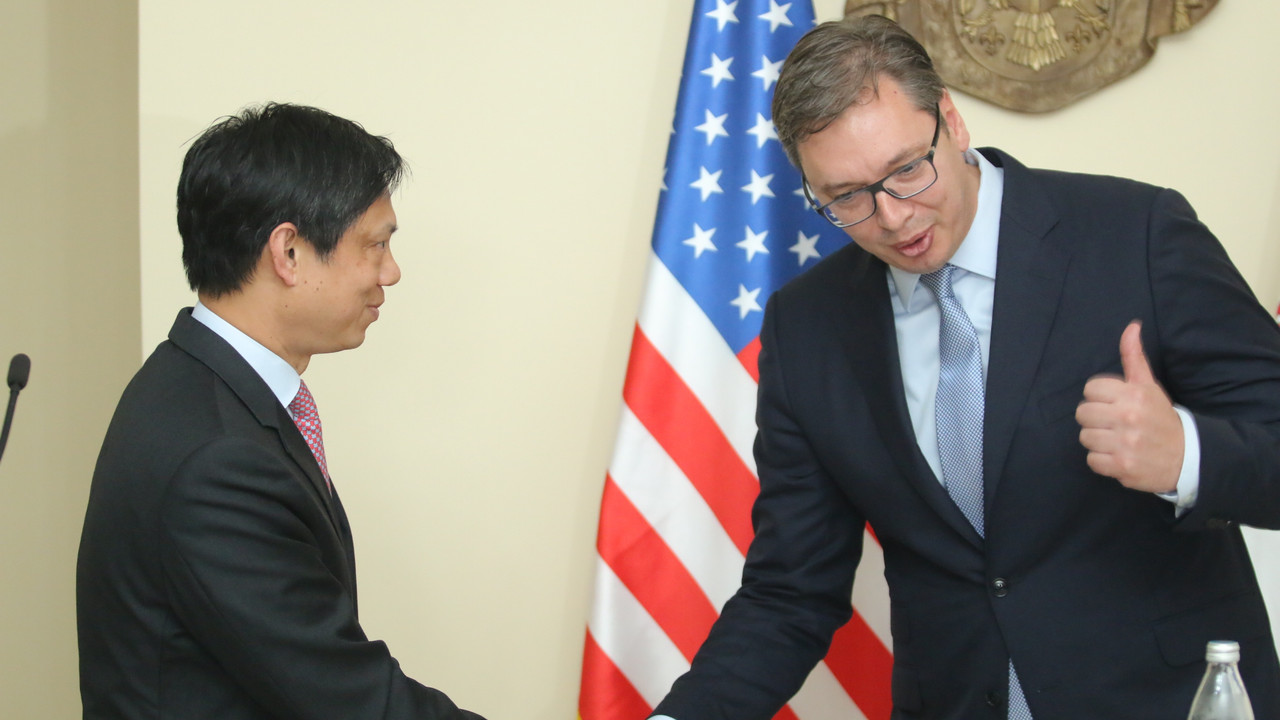 Aleksandar Vučić i Hojt Ji
