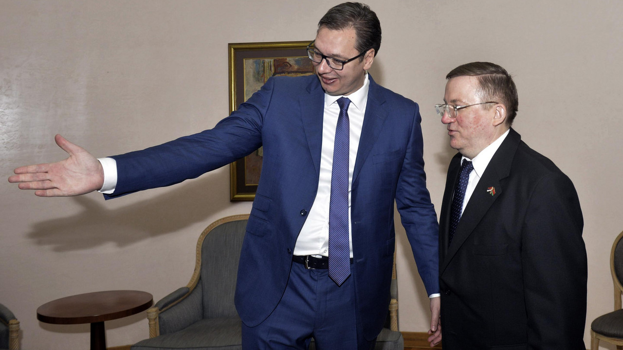 Aleksandar Vučić i Vladimir Čaušev