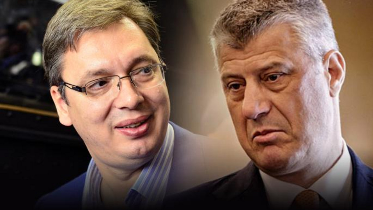 Aleksandar Vučić i Hašim Tači